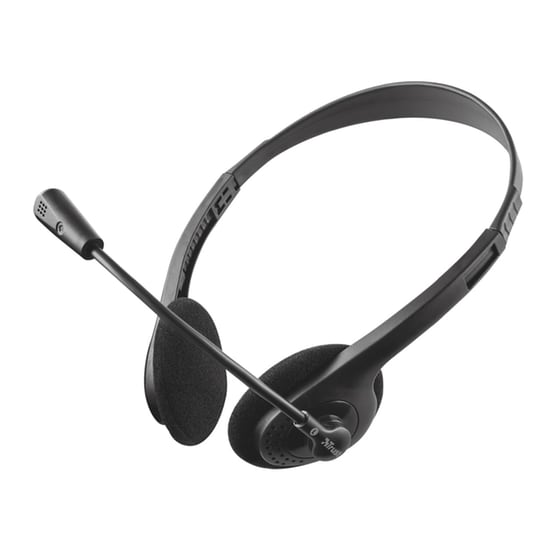 Ακουστικά Headset Trust Primo II με Μικρόφωνο - Μαύρο