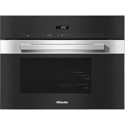 MIELE DG 2840 CleanSteel 40 Lt Inox Εντοιχιζόμενος Φούρνος Άνω Πάγκου