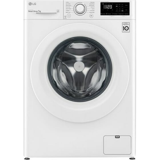LG F2WV3S7N3E Slim 7 kg 1.200 Στροφές Λευκό Πλυντήριο Ρούχων