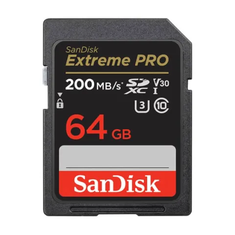 Sandisk Extreme Pro SecureDigital SDXC 64GB Class 10 U3 V30 UHS-I