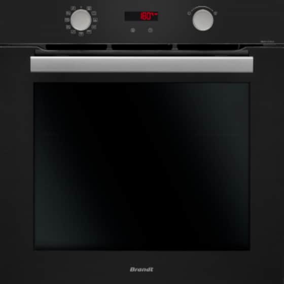 BRANDT BOP2112B 67 Lt Μαύρο Εντοιχιζόμενος Φούρνος Άνω Πάγκου