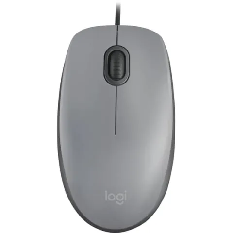 Logitech M110 Silent Ενσύρματο Ποντίκι Γκρι