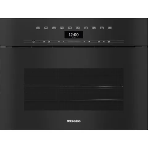 MIELE DGC7440/HCX 47 Lt Μαύρο Εντοιχιζόμενος Φούρνος Άνω Πάγκου