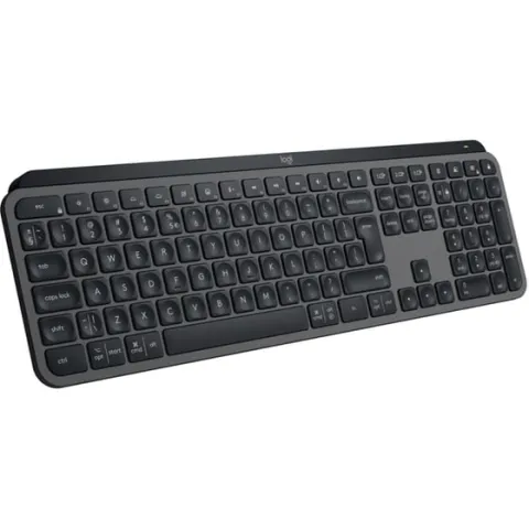 Logitech MX Keys S Ασύρματο Bluetooth Πληκτρολόγιο Γραφίτης (US)