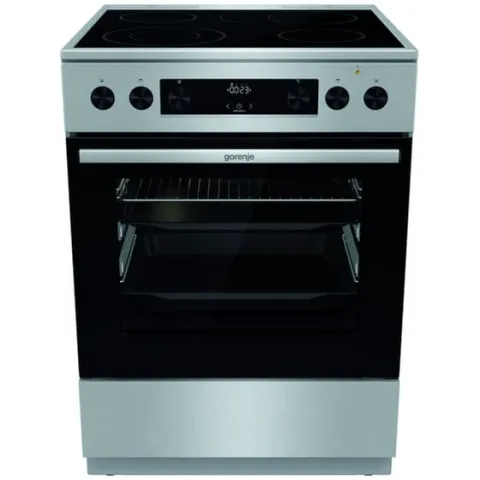 GORENJE GECS6C70XPA 71 Lt Inox Ηλεκτρική Κουζίνα Κεραμική