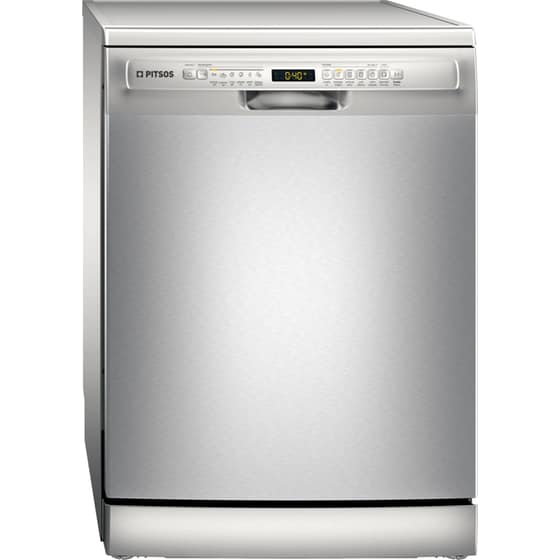 PITSOS DSF60I01 για 12 Σερβίτσια Inox Πλυντήριο Πιάτων