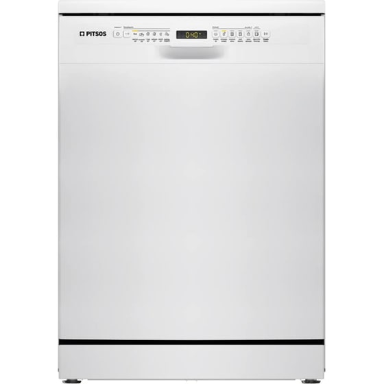PITSOS DSF60W01 για 12 Σερβίτσια Λευκό Πλυντήριο Πιάτων