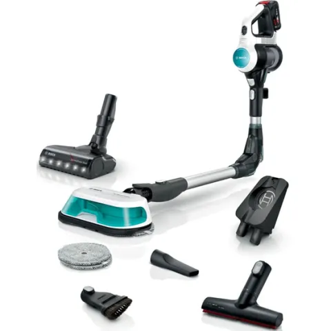 BOSCH Unlimited 7 ProHygienic Aqua BCS71HYG1 18 V 0.3 L Λευκό Σκούπα Stick