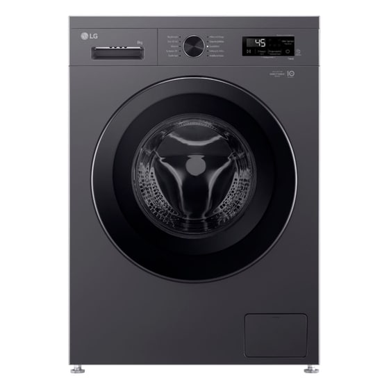 LG F4X1008NMK 8 kg 1.400 Στροφές Ανθρακί με Wi-Fi Πλυντήριο Ρούχων