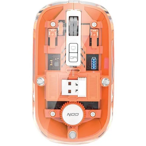 Nod Cyber Rechargeable Ασύρματο Ποντίκι Coral