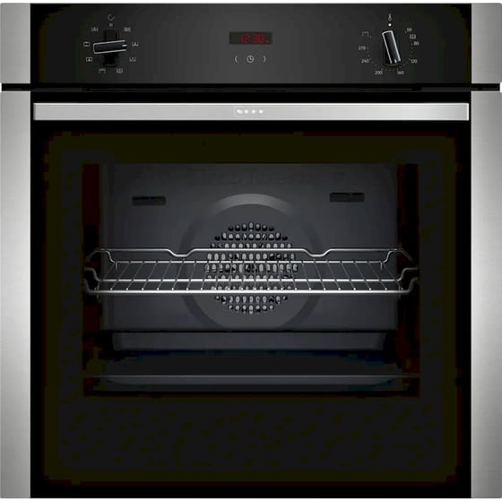 NEFF B1ACC2AN3 71 Lt Inox Εντοιχιζόμενος Φούρνος Άνω Πάγκου