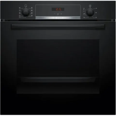 BOSCH HBA514BB3 71 Lt Μαύρο Εντοιχιζόμενος Φούρνος Άνω Πάγκου