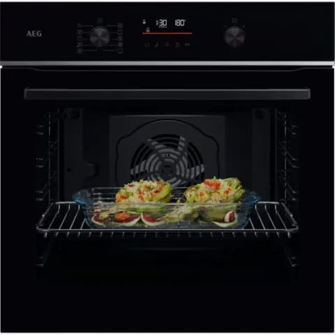 AEG TU5PB431SB 72 Lt Μαύρο Εντοιχιζόμενος Φούρνος Άνω Πάγκου