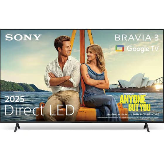Sony BRAVIA 3 LED 65" 4K Google Smart Τηλεόραση K65S35B