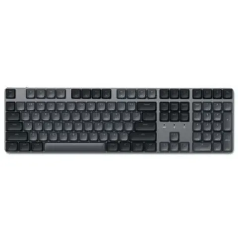 Satechi Slim SM3 Ασύρματο Gaming Μηχανικό Πληκτρολόγιο με Φωτιζόμενα πλήκτρα US -Γκρι