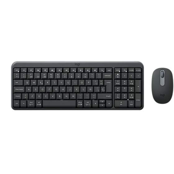 Logitech MK250 Σετ Ασύρματο Bluetooth Μηχανικό Πληκτρολόγιο Μαύρο (US)