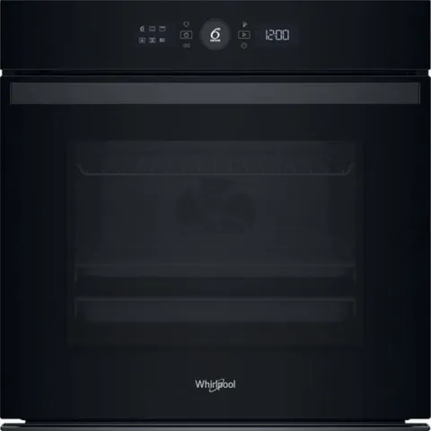 WHIRLPOOL WOI4S8PM2SBA 73 Lt Μαύρο Εντοιχιζόμενος Φούρνος Άνω Πάγκου