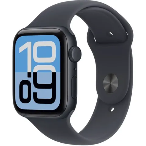 Apple Watch SE 3 GPS + Cellular 44mm Midnight Aluminum Case with Midnight Sport Band - M/L