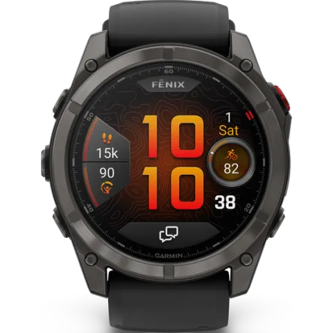 Smartwatch Garmin Fenix 8 Pro 51mm - Titanium Carbon Gray DLC with Black and Pebble Gray