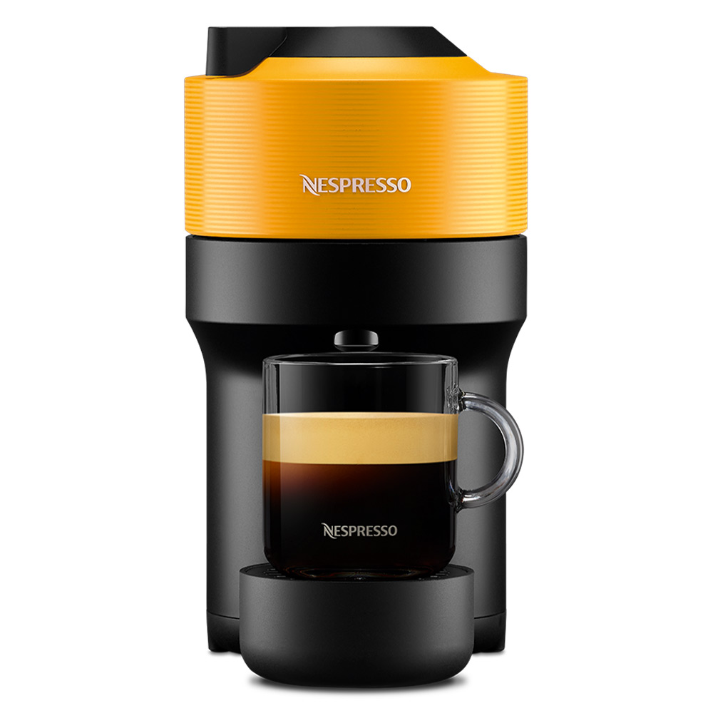 Coffee machine with Capsules NESPRESSO Vertuo Pop yellow