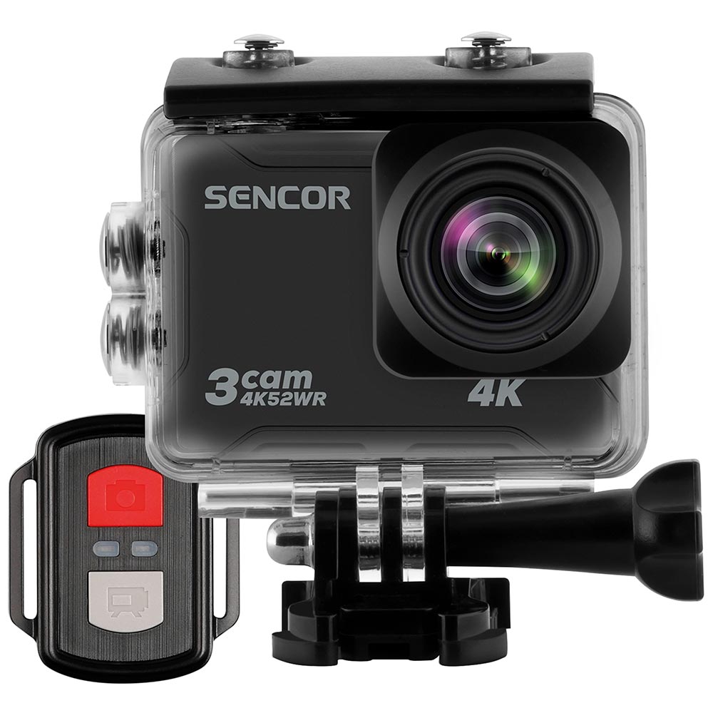 Action camera SENCOR 3CAM 4K52WR black