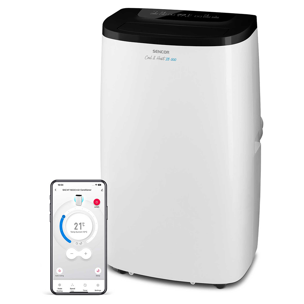 Portable Air Conditioner 18000 BTU SENCOR Iceberg All Seasons SAC MT1803CH WiFi white
