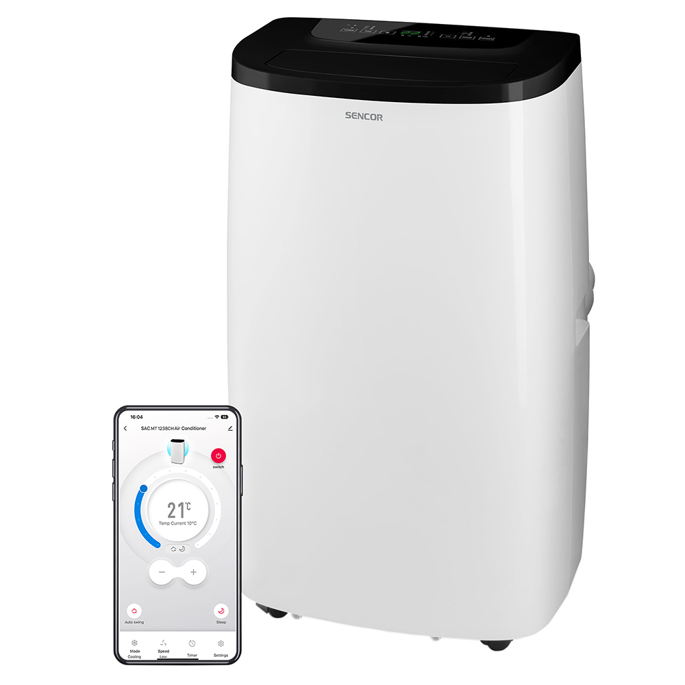 Portable Air Conditioner 12000 BTU SENCOR All Seasons SAC MT1238CH WiFi white