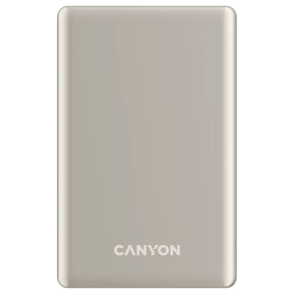 Power Bank 10000mAh CANYON FastCharger OnPower 510 Slim Magsafe (PD) CNS-CPB510BE beige
