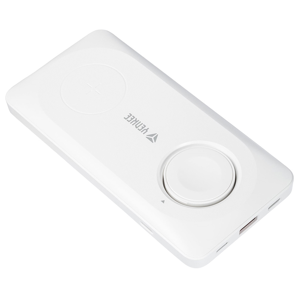 Power Bank 10000mAh 20W YENKEE Fast Charger 3-in-1 Wireless (15W) YPB 510 white