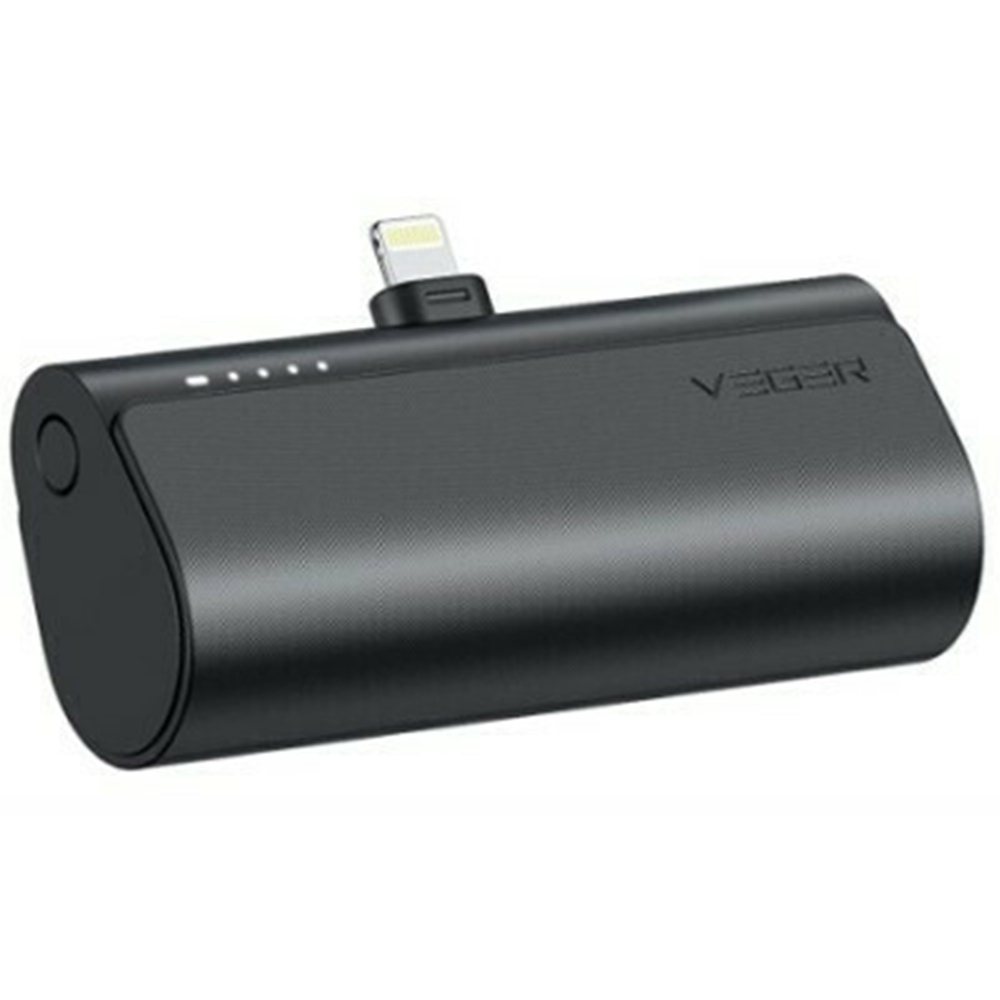 Power Bank 5000mAh 20W VEGER Fast Charger PlugOn L V0556P black