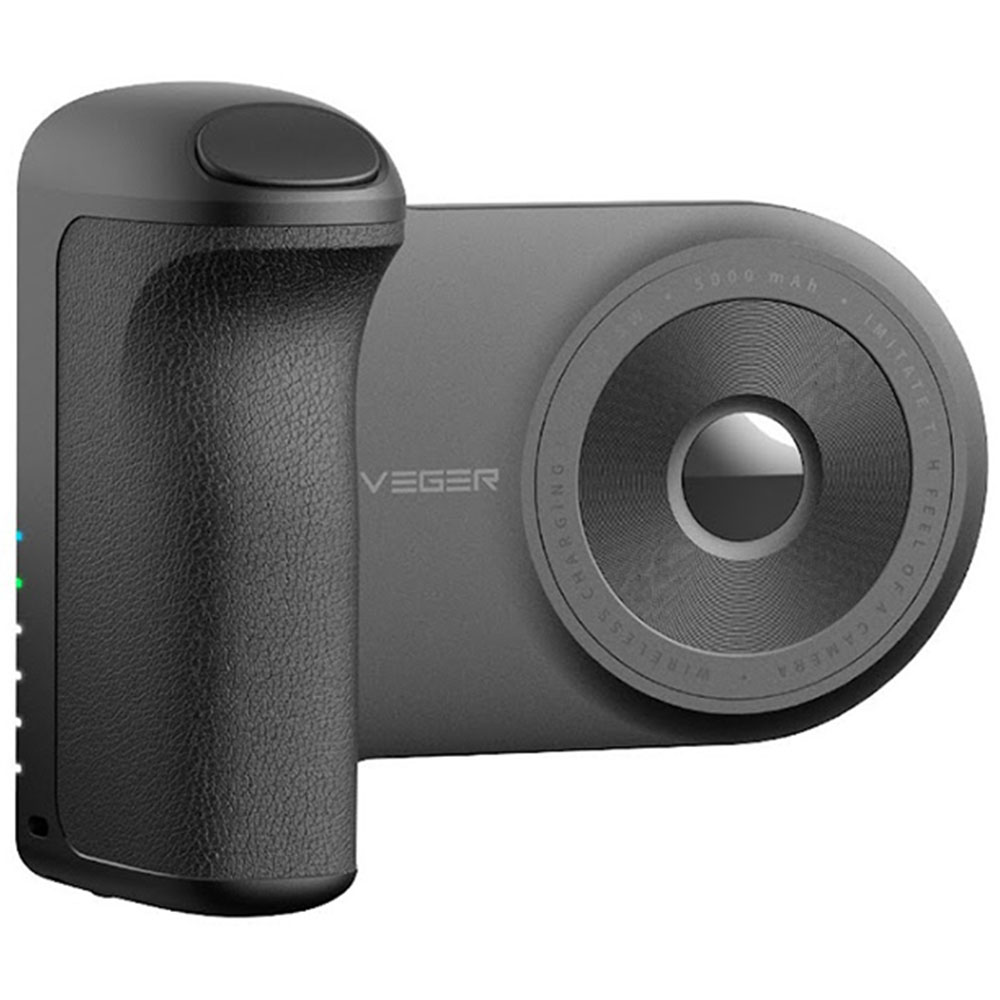 Power Bank 5000mAh VEGER SnapCam Selfie Controller W0569 black