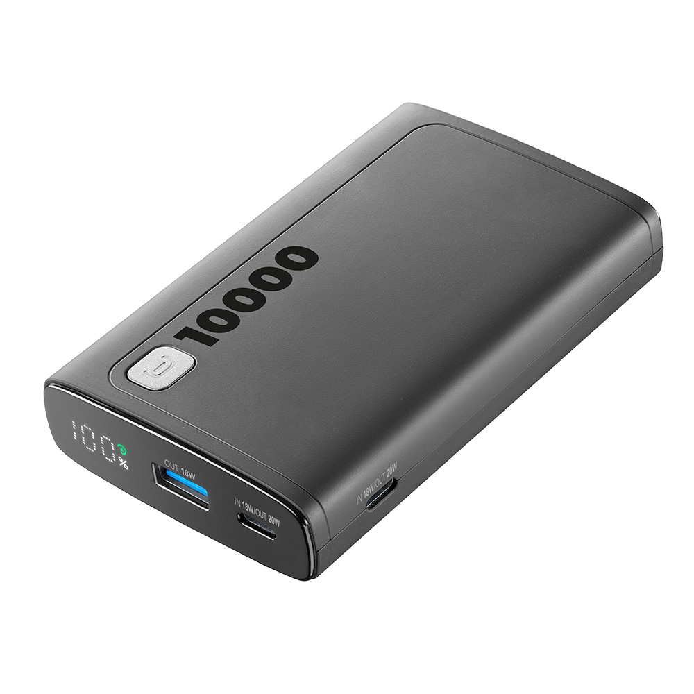 Power Bank 10000mAh CELLULARLINE FastCharger (PD) Elite 10000 PBDISPL01PD10000K black