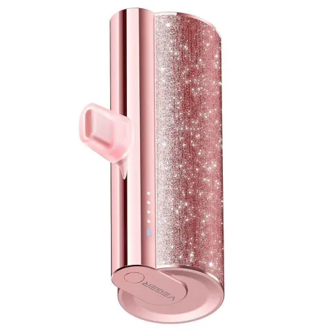Power Bank 5000mAh VEGER Lipstick-C W0573 rose gold