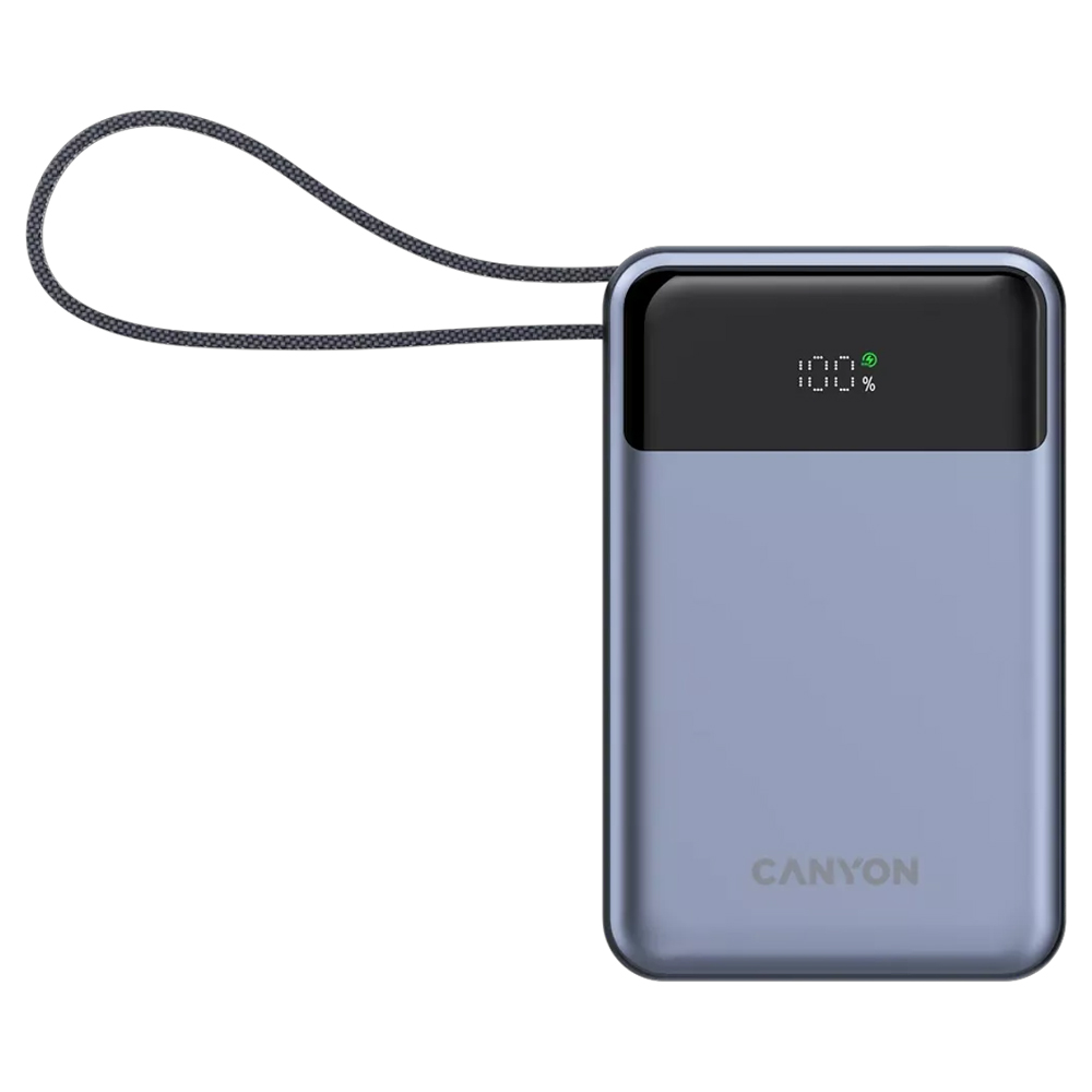 Power Bank 20000mAh 65W CANYON Fast Charger OnPower PB-600 CNS-CPB600DG (PD) 65W grey
