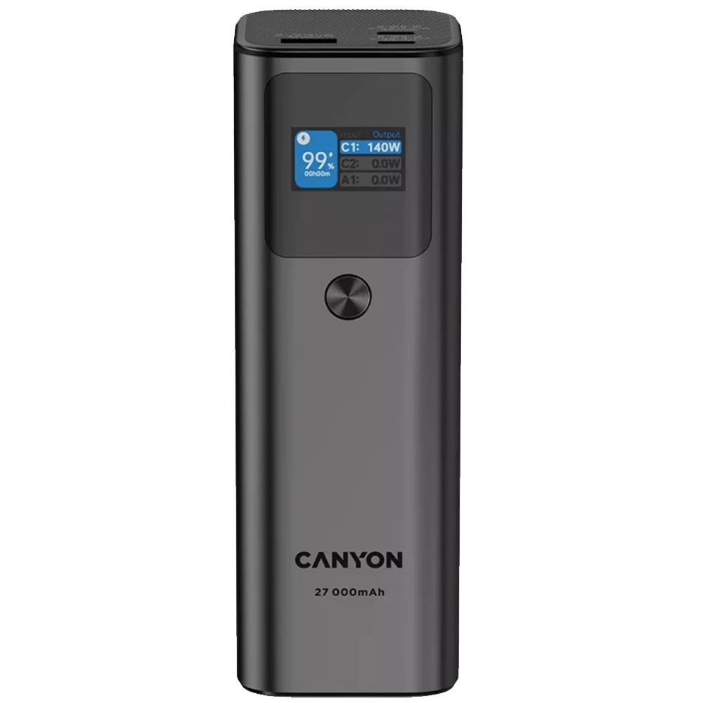 Power Bank CANYON 27000mAh 140W FastCharger (PD) PB-2010 CNE-CPB2010DG grey