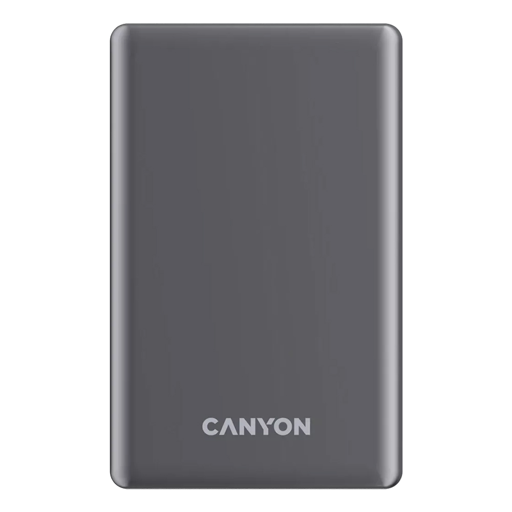 Power Bank 10000mAh CANYON FastCharger OnPower 510 Slim Magsafe (PD) CNS-CPB510DG dark grey