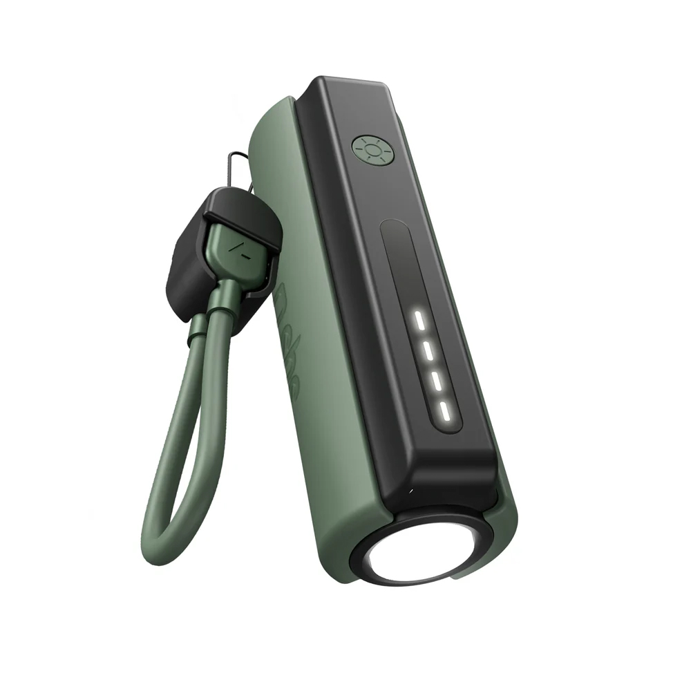 Power Bank 5000mAh SBS TEBB5000OUTFLASHK Wild Gear with LED torch black/green
