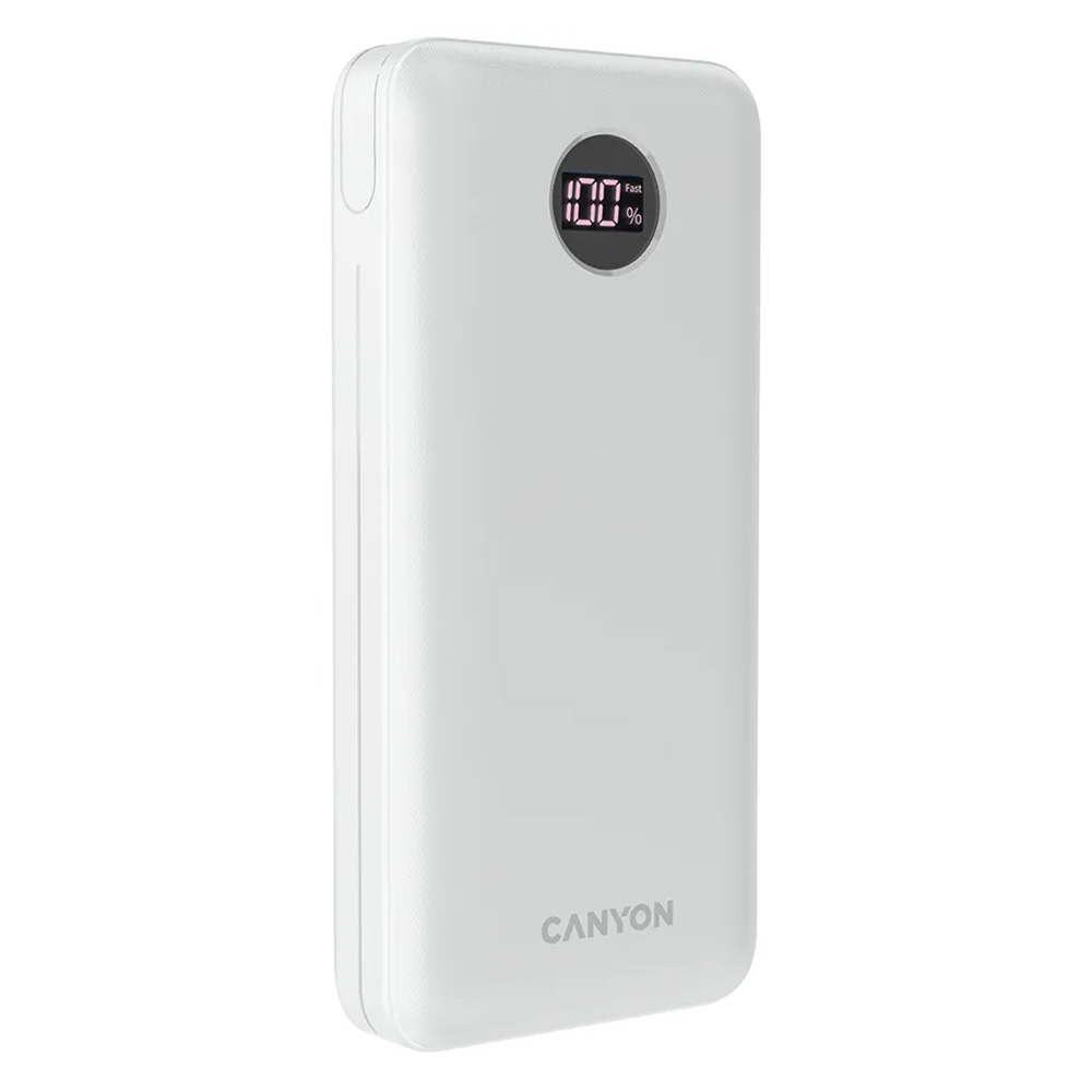 Power Bank 20000mAh CANYON PB2002W FastCharger (PD) CNE-CPB2002W white