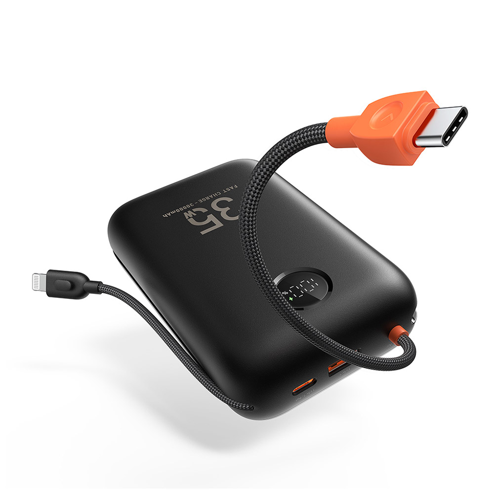 Power Bank 30000mAh 35W VEGER Κ3 Fast Charger W3018-Κ3 black