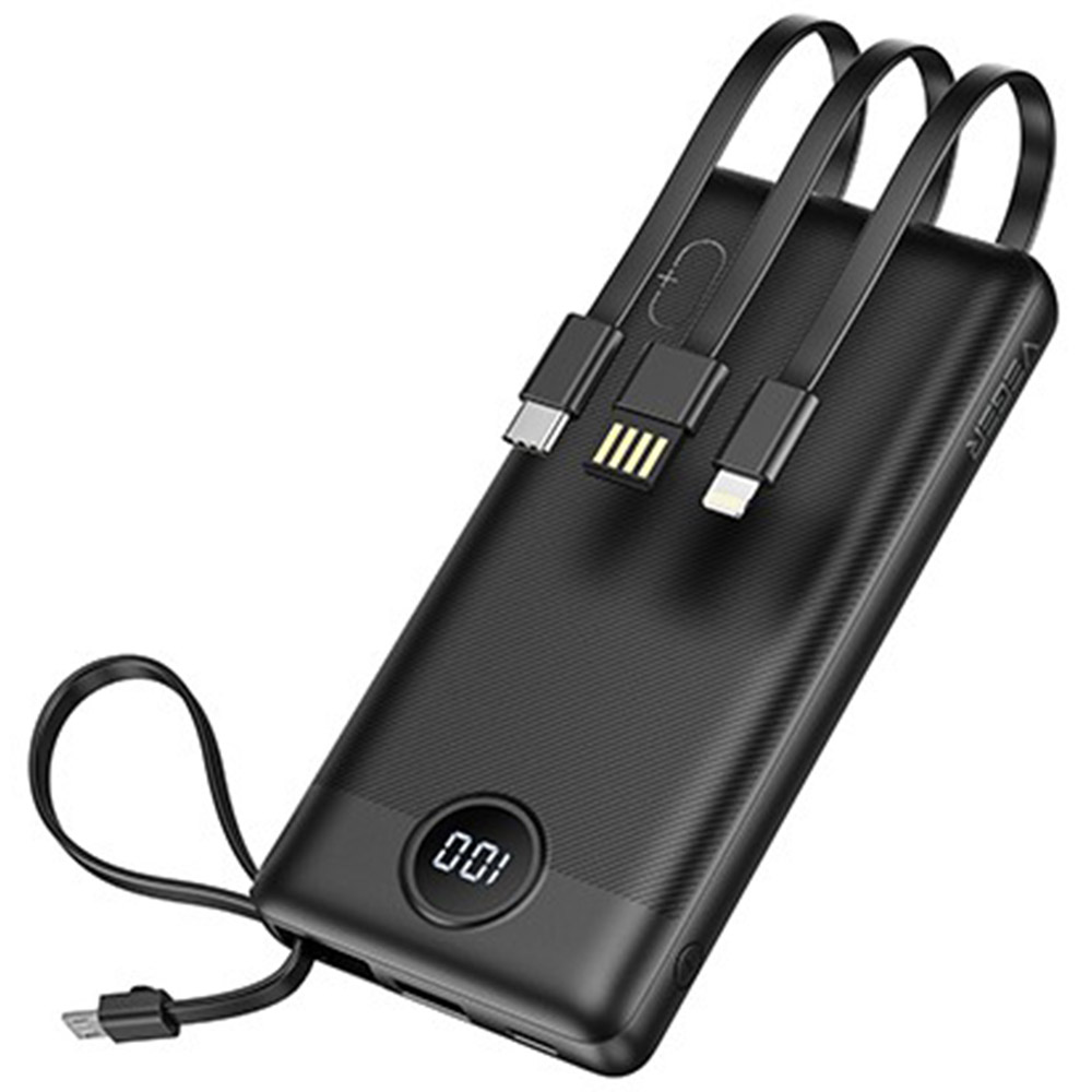 Power Bank 10000mAh VEGER FastCharger C10 black