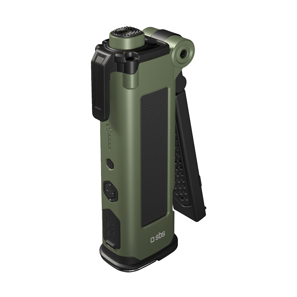 Power Bank 6-in-1 3000mAh Solar SBS TEBB3000OUTSOSK green