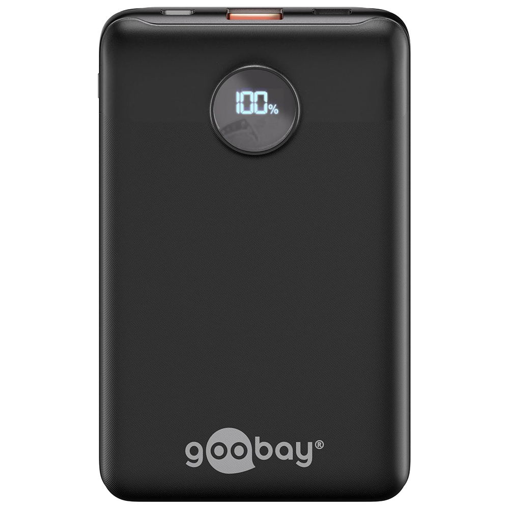 Power Bank 10000mAh 22.5W GOOBAY Compact Fast Charger 65868 black