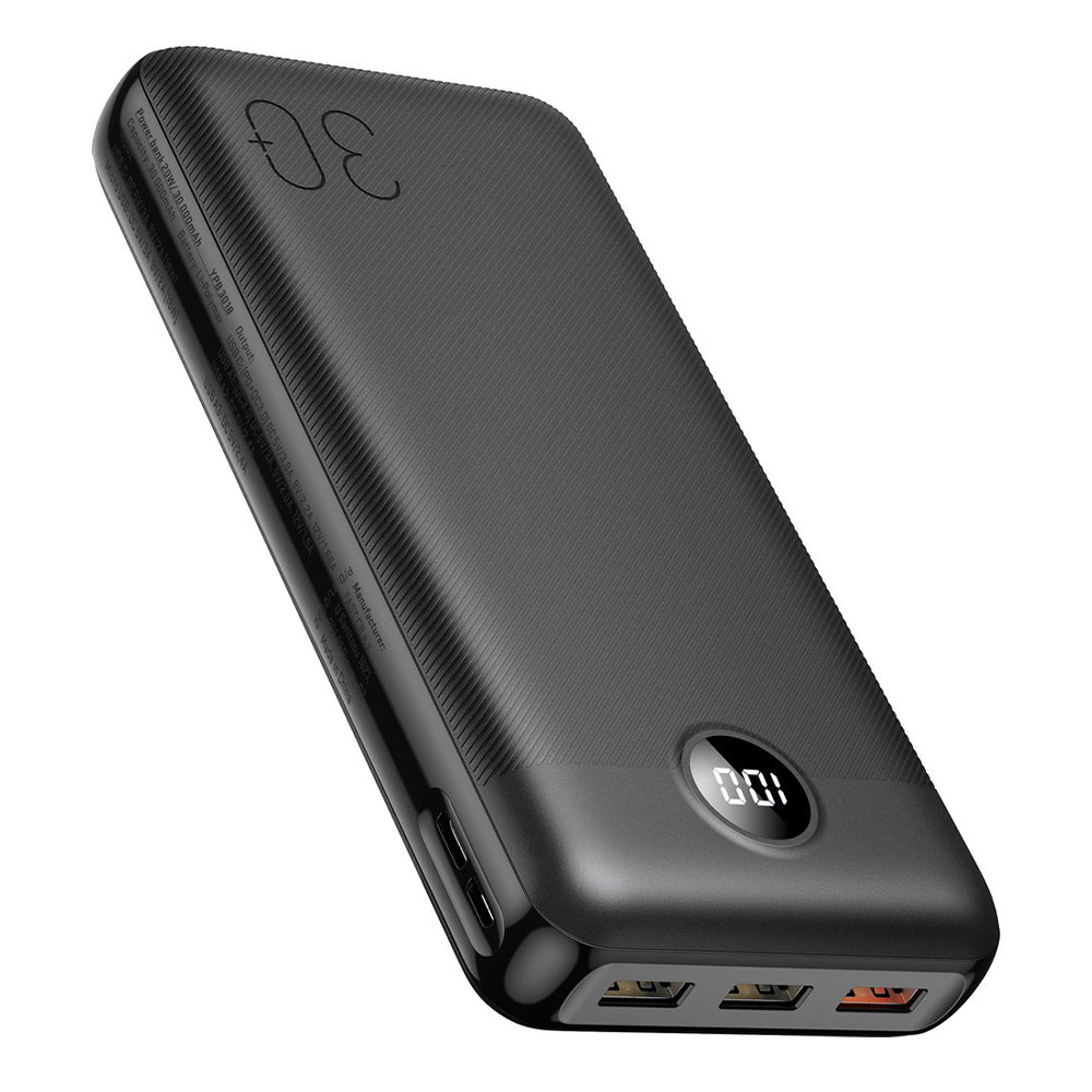 Power Bank 30000mAh 20W YENKEE Fast Charger (PD) YPB 3018 black