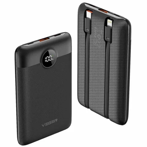 Power Bank 10000mAh 22.5W VEGER Fast Charger C11-W1170 black