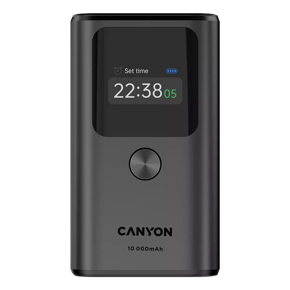 Power Bank 10000mAh 30W CANYON OnPower 130 CNS-CPB130DG dark grey