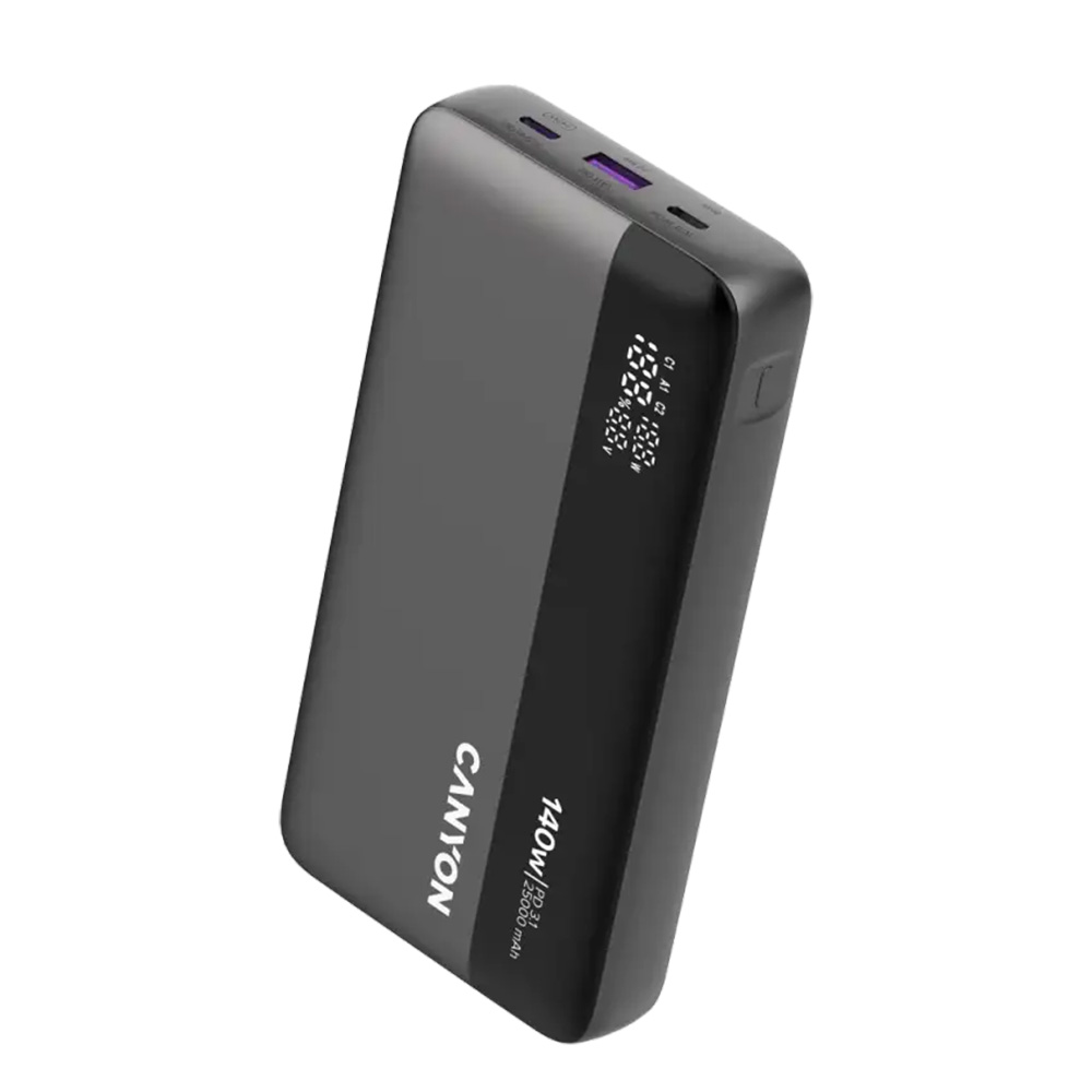 Power Bank 25000mAh 140W CANYON Fast Charger OnPower 240 CNS-CPB240 black