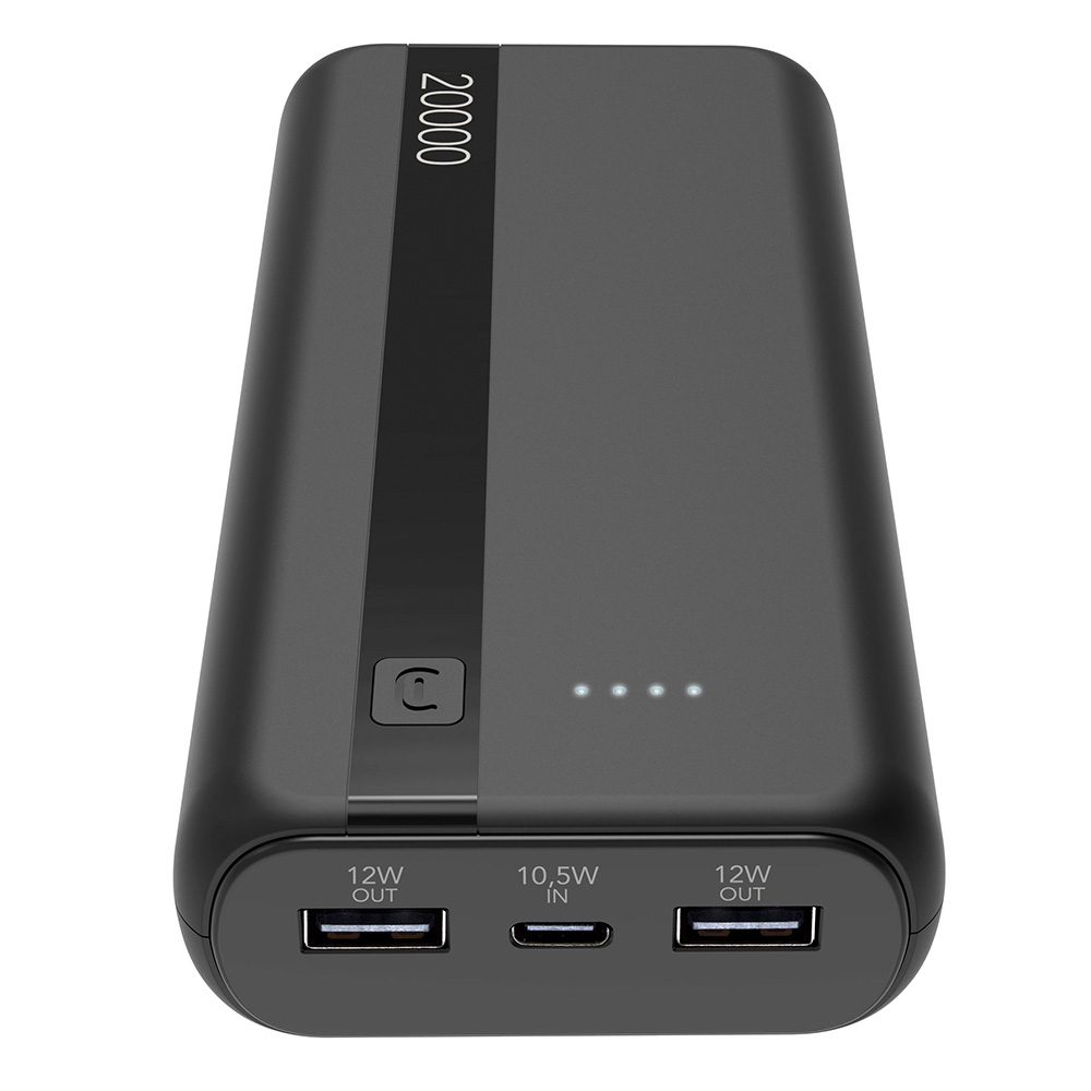 Power Bank 20000mAh CELLULARLINE 20000 PBENTRY20000K black
