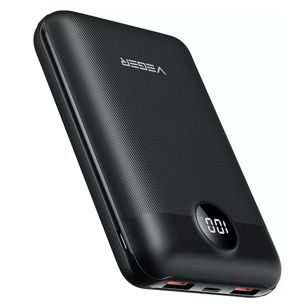 Power Bank 20000mAh 20W VEGER Fast Charger PD S20 black