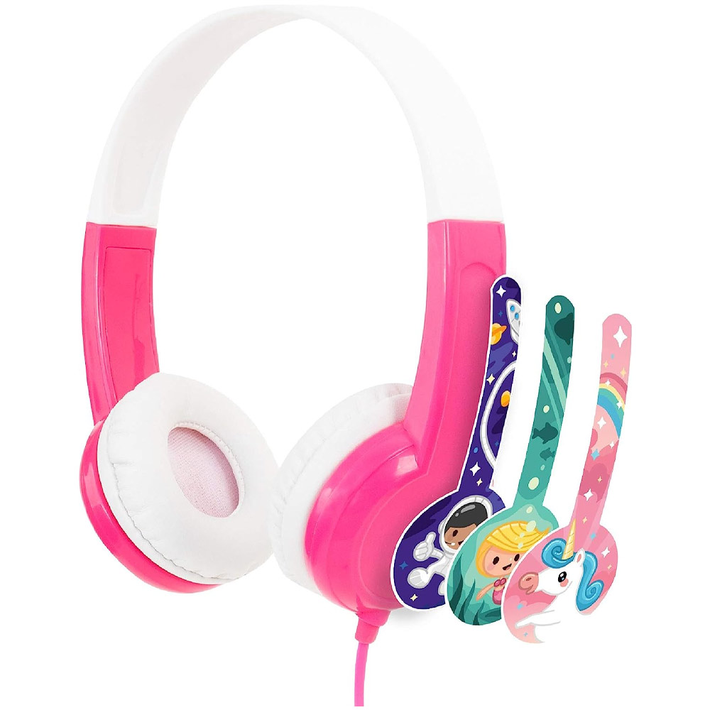 Headphones for Kids ONANOFF Kids BuddyPhones DiscoverFun BP-DISFUN-PINK pink