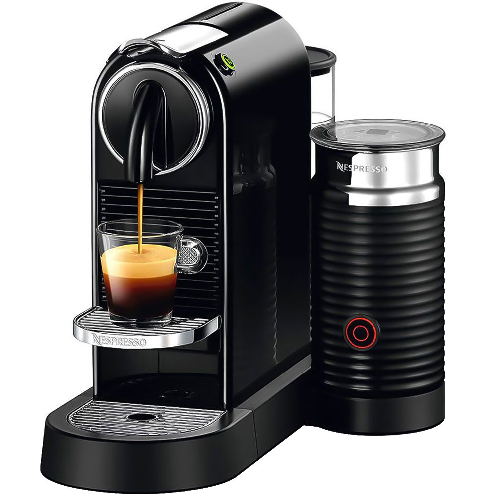Coffee machine with Capsules NESPRESSO D123 Citiz & Milk black